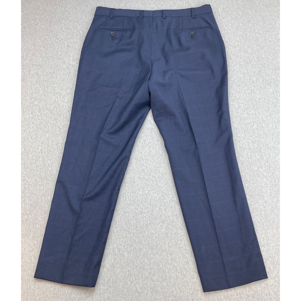 Lauren Ralph Lauren Suit Men 44R Blue Wool Blend Pants 36x32 Black Label - 2 Pcs - Picture 13 of 16